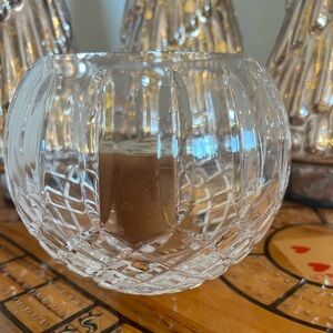 Elegant Home Interiors Glass Candle Holder. Use tea light, votive or jar candle